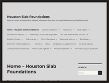 Tablet Screenshot of houstonslabfoundations.com
